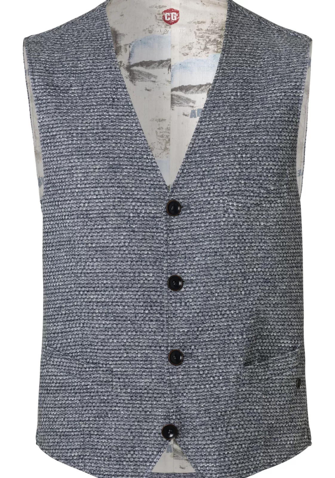 Men Club of Gents Jersey Vest Cg Mosley